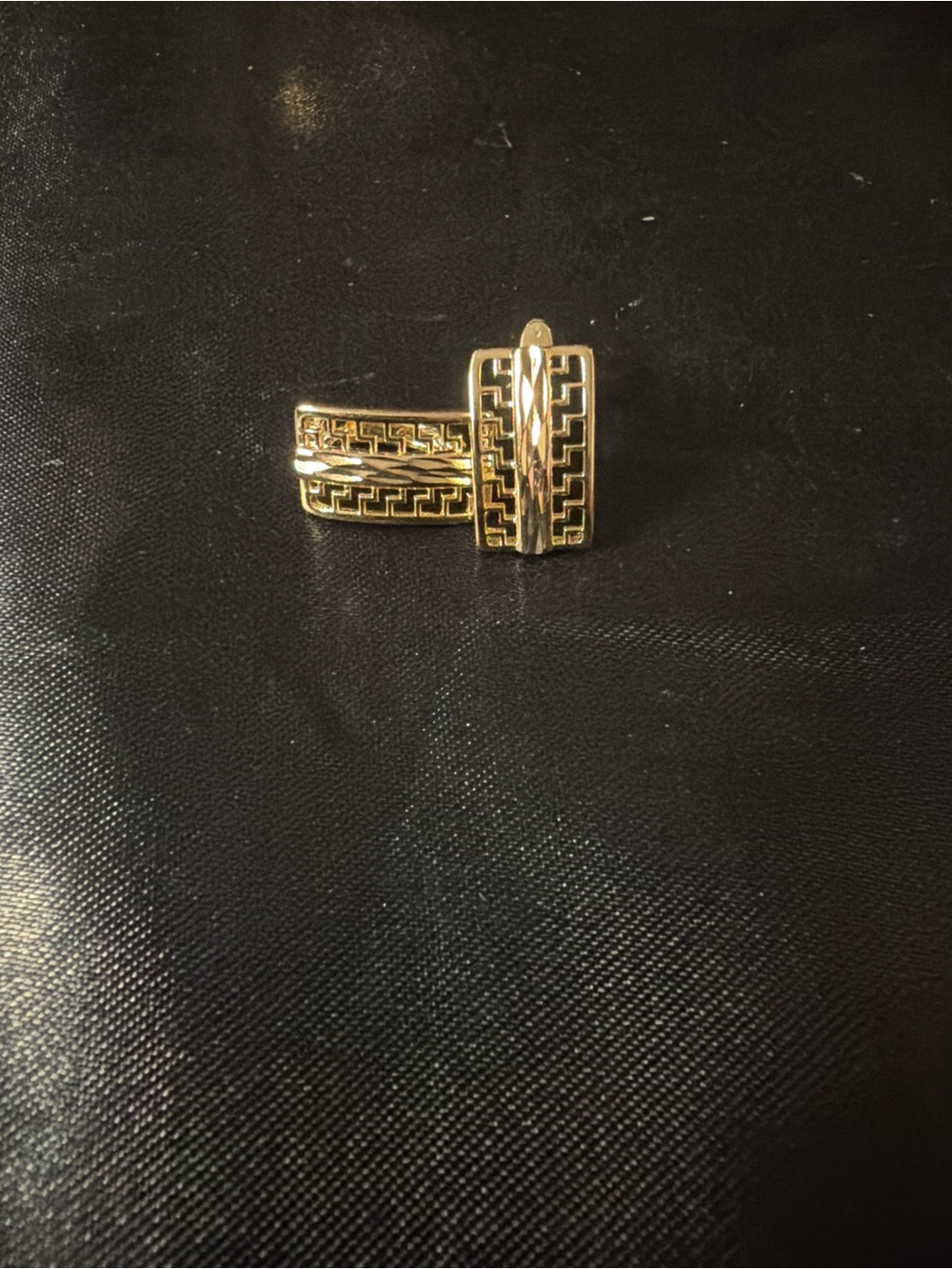 Gold-Tone Geometric Open Ring - Women's Fashion Jewelry